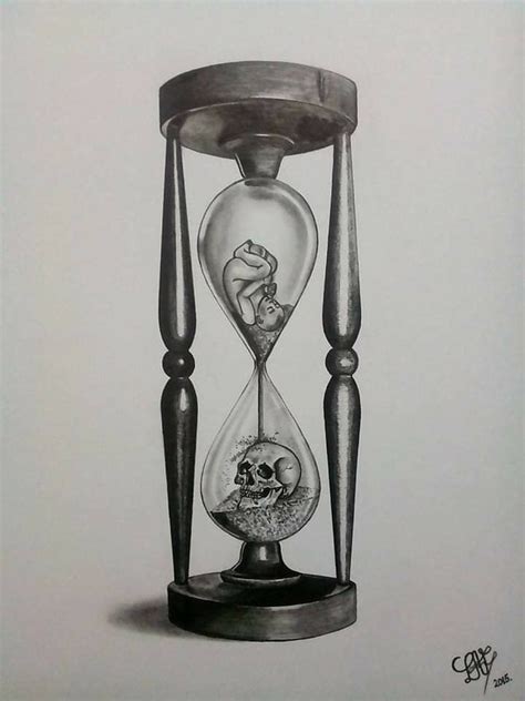 meaningful hourglass drawing|Pin by Moji on @ nostalgia 